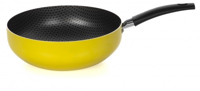 Frigideira Wok Atiaderente 24 Amarela